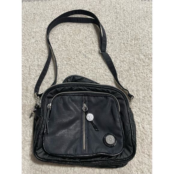Kipling Madge HB5084-099 Callie Nylon Crossbody Handbag Black - Picture 1 of 14